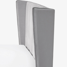 Julian Bowen Katie King Size Grey Velvet Bed Frame with Winged Headboard - Wilko - thumbnail 7