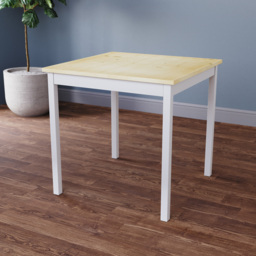 VIDA DESIGNS Yorkshire 2 Seater Dining Set White and Pine - Wilko - thumbnail 6