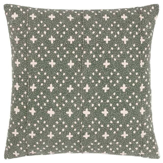 Yard Helm Lichen Organic Woven Cushion - Size: 50 x 50 cm - Multi - Yard Living - Wilko - image 1