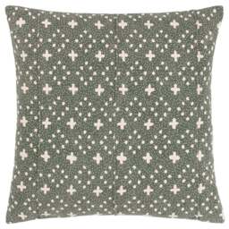 Yard Helm Lichen Organic Woven Cushion - Size: 50 x 50 cm - Multi - Yard Living - Wilko