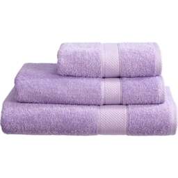 Imperial Hotel Quality Lilac Combed Cotton Turkish Bath Mat - Size: 50 x 80 x 4cm - Purple - Wilko - thumbnail 1