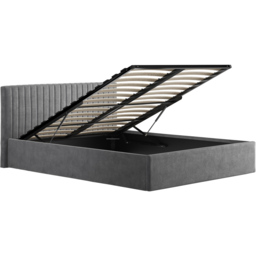 LPD Furniture Berlin King Size Silver Bed Frame - LPD Home - Wilko - thumbnail 5