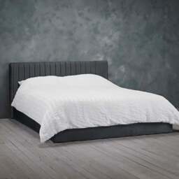 LPD Furniture Berlin King Size Silver Bed Frame - LPD Home - Wilko - thumbnail 1