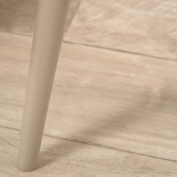 Pacific Lifestyle Devonshire Putty Cream Pine Wood Round Side Table - Size: 42 x 40 x 40cm - Grey - Wilko - thumbnail 5