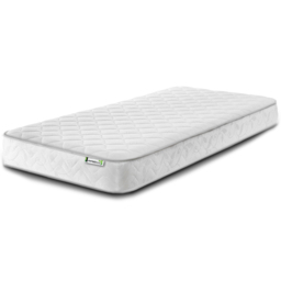 Starlight Beds Wellington European Small Single Memory Foam and Open Coil Spring Mattress - White - Wilko
