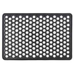 JVL Honeycomb Rubber Doormat 40 x 60cm - JVL Homewares - Wilko - thumbnail 1