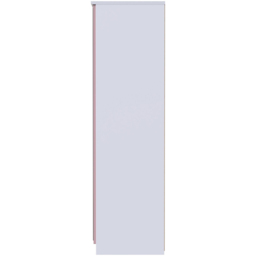 Crowndale Camden 2 Door Kobe Pink and White Wardrobe with Mirror Door Ready Assembled - Kobe Pink & White - Wilko - thumbnail 6