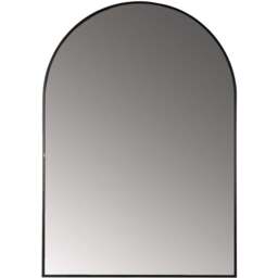 Black Metal Arch Mirror 100 x 70cm - The Port. Co Gallery - Wilko - thumbnail 1