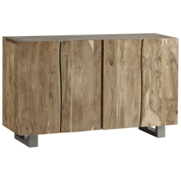 Brooklyn Barima 4 Door Wooden Sideboard - Brown - Wilko - thumbnail 3