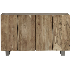 Brooklyn Barima 4 Door Wooden Sideboard - Brown - Wilko - thumbnail 4