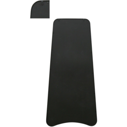 MirrorOutlet The Coartans Black Metal Trapezoid Wall Mirror 180 x 85cm - Wilko - thumbnail 5