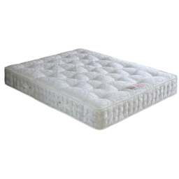Miracle Super King 1200 Pocket Sprung Wool Mattress - White - Bedmaster - Wilko