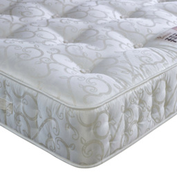 Miracle Super King 1200 Pocket Sprung Wool Mattress - White - Bedmaster - Wilko - thumbnail 3