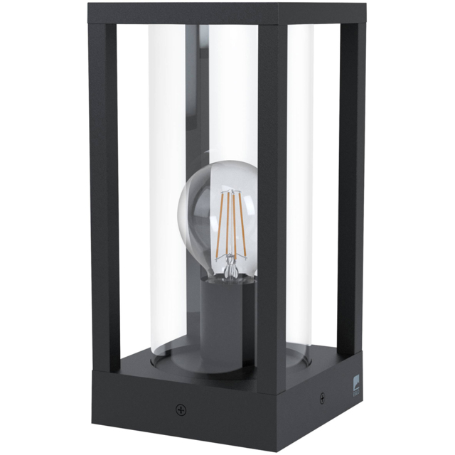 EGLO Cascinetta Exterior Post Light - Size: 30.5 x 15 x 15cm - black - Wilko - image 1