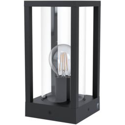 EGLO Cascinetta Exterior Post Light - Size: 30.5 x 15 x 15cm - black - Wilko - thumbnail 1