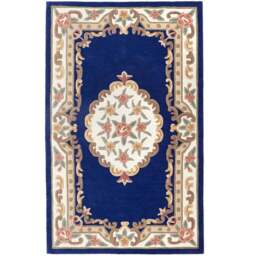 Origins Shensi Navy Rug 60 x 120cm - Blue - Origins Rugs - Wilko - thumbnail 1