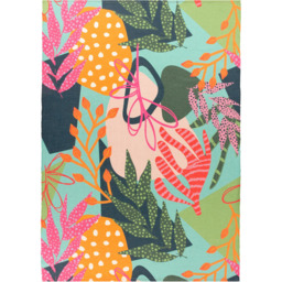 furn. Coralina Multicolour Washable Outdoor Rug 120 x 170cm - Size: 170 x 120cm - Wilko