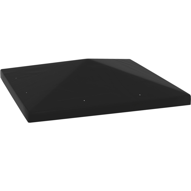Outsunny 3 x 3m Black Gazebo Canopy Replacement Cover - Wilko - image 1