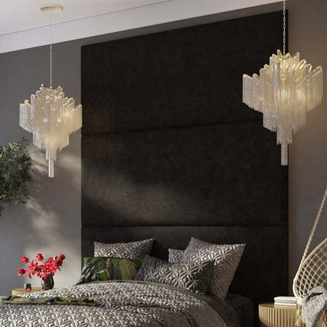 Aspire Furniture Llewelyn-Bowen Luxury Charcoal Kimiyo Linen Wall Mounted Headboard 90cm - Size: Single Pack - Grey - Aspire Beds - Wilko - image 1