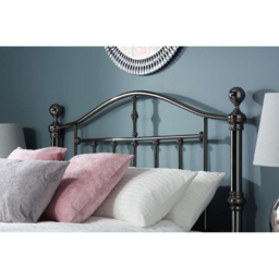 Victoria Double Black Bed Frame - Birlea - Wilko - thumbnail 6