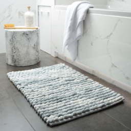 Allure Bath Fashions Grey Marble Effect Chunky Bobble Non Slip Bath Mat 50 x 80cm - Size: 50 x 80 x 1cm - Wilko - thumbnail 3