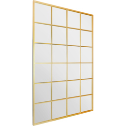 The Fenestra Gold Window Leaner Wall Mirror 174 x 110cm - MirrorOutlet - Wilko - thumbnail 4
