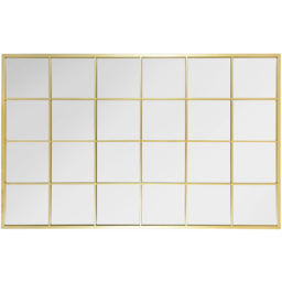 The Fenestra Gold Window Leaner Wall Mirror 174 x 110cm - MirrorOutlet - Wilko - thumbnail 5