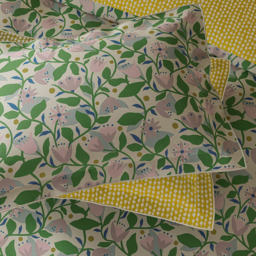 Scion Dancing Daisies Lavender and Honey King Size Duvet Set - Lavender & Honey - Wilko - thumbnail 6