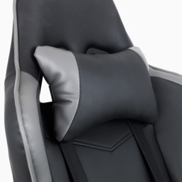 Julian Bowen Comet Black and Grey Gaming Chair - Size: 68 x 69 x 131cm - Wilko - thumbnail 5