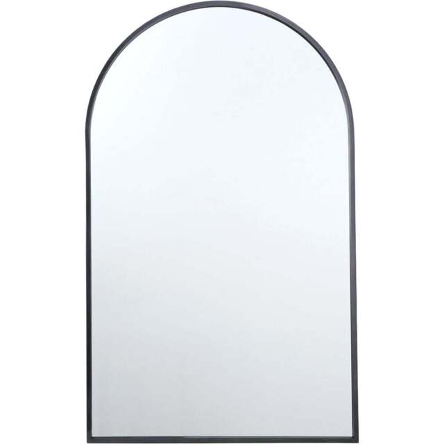 Wide White Metal Arch Mirror - Pewter - The Port. Co Gallery - Wilko - image 1