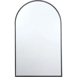 Wide White Metal Arch Mirror - Pewter - The Port. Co Gallery - Wilko