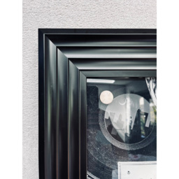 Splashbax Last Night a Dj Saved My Life Black Premium Gallery Frame LED Neon Wall Art - Size: 105 x 75 x 7cm - Multi - Wilko - thumbnail 4