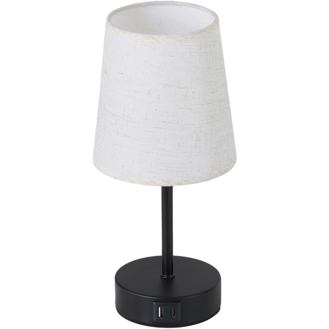 Living and Home RGB Black Frustum E27 Table Lamp with Remote - Size: 32 x 11 x 11cm - Wilko - image 1