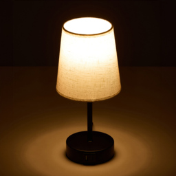 Living and Home RGB Black Frustum E27 Table Lamp with Remote - Size: 32 x 11 x 11cm - Wilko - thumbnail 3