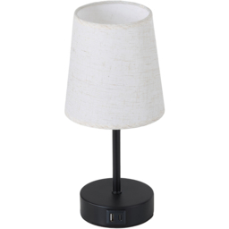 Living and Home RGB Black Frustum E27 Table Lamp with Remote - Size: 32 x 11 x 11cm - Wilko - thumbnail 1