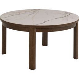Florence Southampton Cream Ceramic Round Coffee Table - Size: 45 x 90 x 90cm - Multi - Furniture To Go - Wilko - thumbnail 3