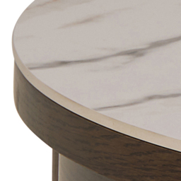 Florence Southampton Cream Ceramic Round Coffee Table - Size: 45 x 90 x 90cm - Multi - Furniture To Go - Wilko - thumbnail 6