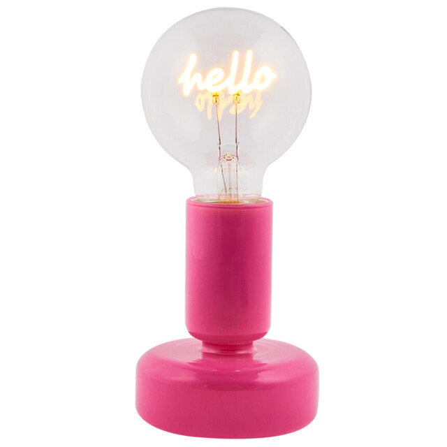 Slogan Battery Operated Bulb Light - Multicolour - Wilko - image 1