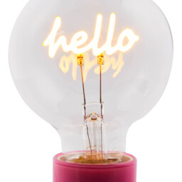 Slogan Battery Operated Bulb Light - Multicolour - Wilko - thumbnail 3