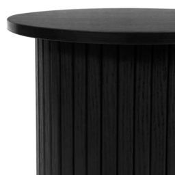 Birlea Axel Round Fluted Black Coffee Table - Size: 40 x 120 x 80cm - SleepSoul - Wilko - thumbnail 4