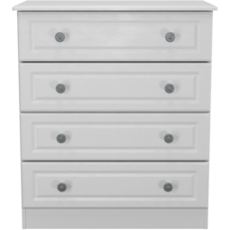 Crowndale Pembroke 4 Drawer Grey Ash Chest of Drawers Ready Assembled - Wilko - thumbnail 3