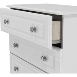 Crowndale Pembroke 4 Drawer Grey Ash Chest of Drawers Ready Assembled - Wilko - thumbnail 7