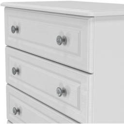 Crowndale Pembroke 4 Drawer Grey Ash Chest of Drawers Ready Assembled - Wilko - thumbnail 6