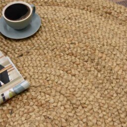 Relay Jute Round Rug 133cm - Size: 133 x 133cm - Homemaker - Wilko - thumbnail 4