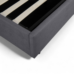 OAT Home Prestbury Double Charcoal Grey Ottoman Bed - Wilko - thumbnail 7