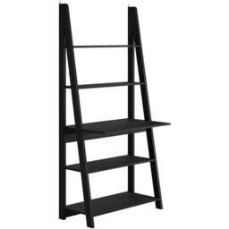 Tiva 5 Tier Black Ladder Desk - Size: 50 x 84 x 175cm - LPD Home - Wilko - thumbnail 3