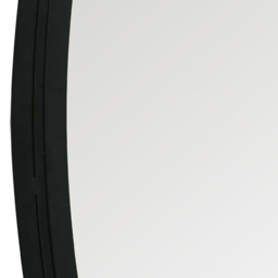 MirrorOutlet The Circulus Black Flat Bottom Circular Outdoor Garden Wall Mirror 105 x 100cm - Size: 100 x 105 x 3cm - Wilko - thumbnail 6
