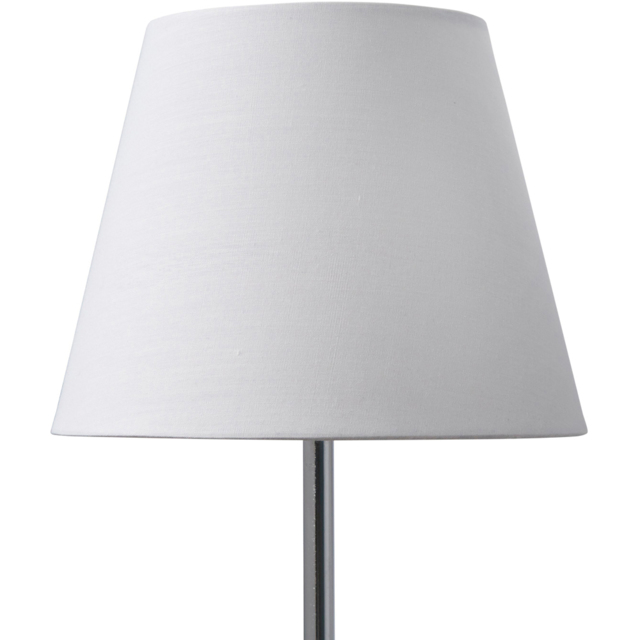 Lighting Collection Yates White Tapered Lamp Shade 20cm - Size: 6.3 x 21.5 x 21.5cm - Wilko - image 1