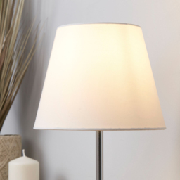 Lighting Collection Yates White Tapered Lamp Shade 20cm - Size: 6.3 x 21.5 x 21.5cm - Wilko - thumbnail 3