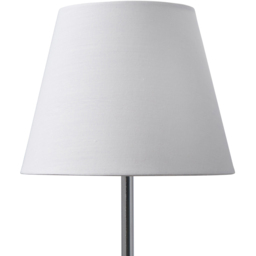 Lighting Collection Yates White Tapered Lamp Shade 20cm - Size: 6.3 x 21.5 x 21.5cm - Wilko